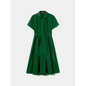 Lion of Porches Vestido midi Verde Bandera