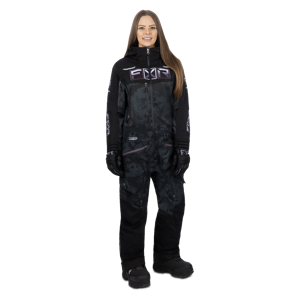 FXR Mono con Aislamiento Mujer  Maverick F.A.S.T. Negro Camuflaje-Uva