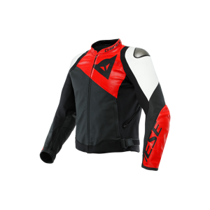 Dainese Chaqueta de Moto  Sportiva Negro-Rojo Lava-Blanco