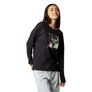 FOX Camiseta Mujer  Detonate Knit Top Manga Larga Negra