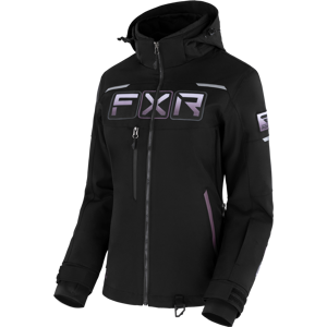 FXR Chaqueta de Nieve Mujer  Maverick Negro-Uva Descolorido