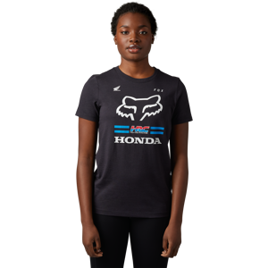 FOX Camiseta para Mujer  X Honda SS Negra