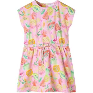 vidaXL Vestido infantil rosa suave 104