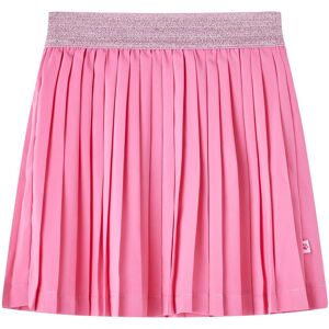 vidaXL Falda plisada infantil rosa 104