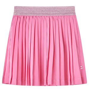 vidaXL Falda plisada infantil rosa 140