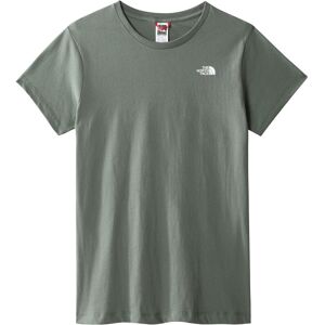 The North Face simple dome camiseta montaña manga corta mujer Verde (XL)