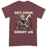 Guardians Of The Galaxy 2 Guardianes de la Galaxia 2 Unisex Adulto Get Your Groot On Camiseta