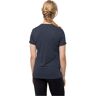 Jack Wolfskin crosstrail camiseta montaña manga corta mujer Marino