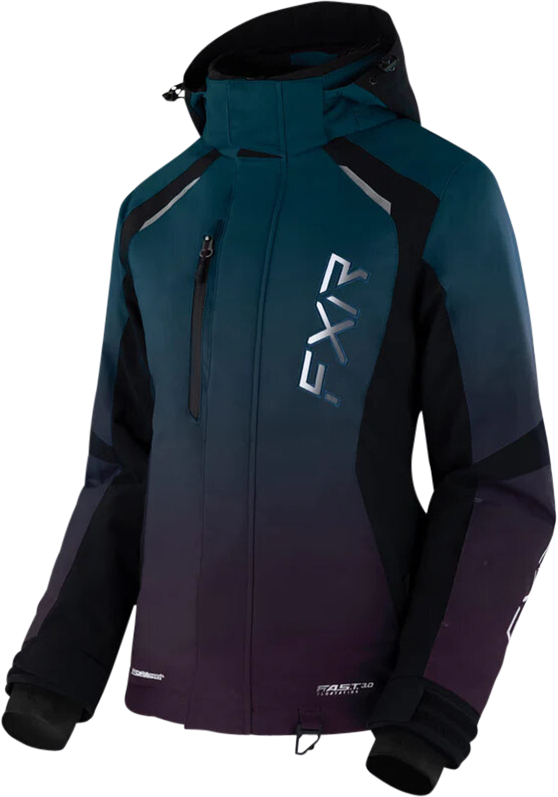 FXR Chaqueta de Nieve Mujer  Pulse Océano-Plomo