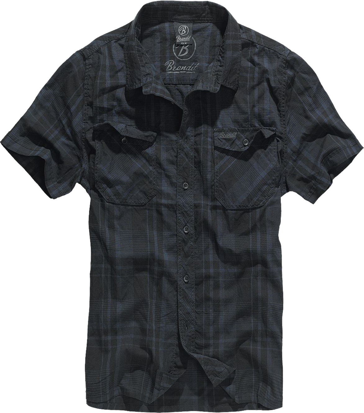 Brandit Camiseta  Roadstar Negro-Azul