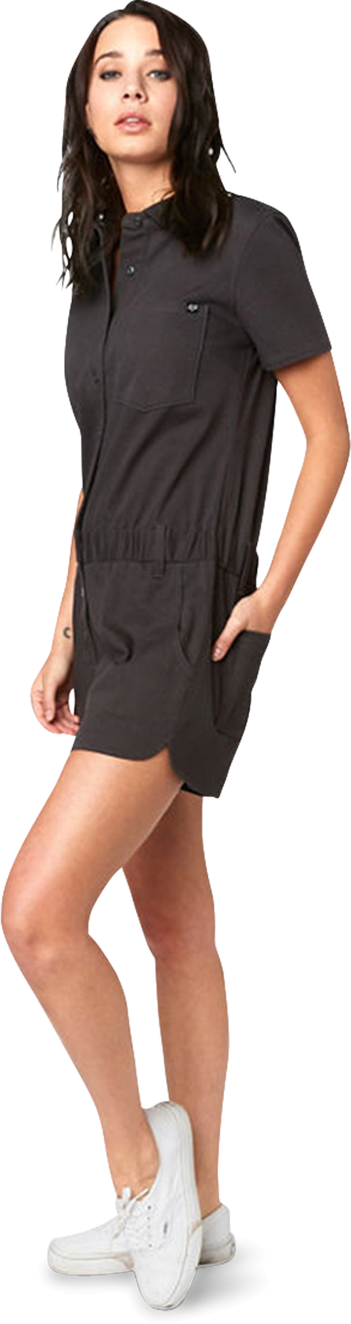 FOX Mono Corto  Daytona Romper Mujer Negro