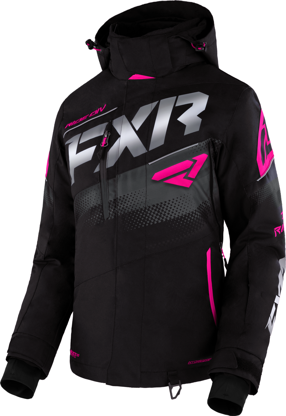 FXR Chaqueta de Nieve Mujer  Boost FX Negro-Frambuesa