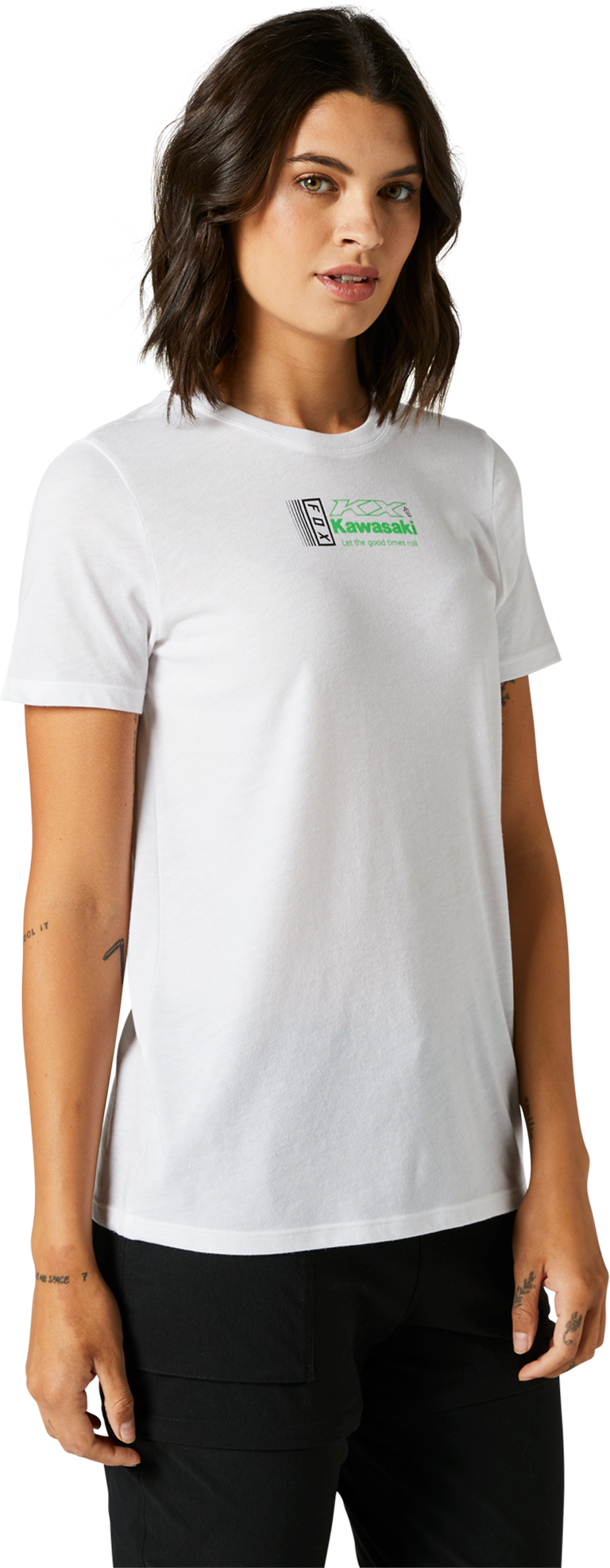 FOX Camiseta para Mujer  X Kawi Blanca