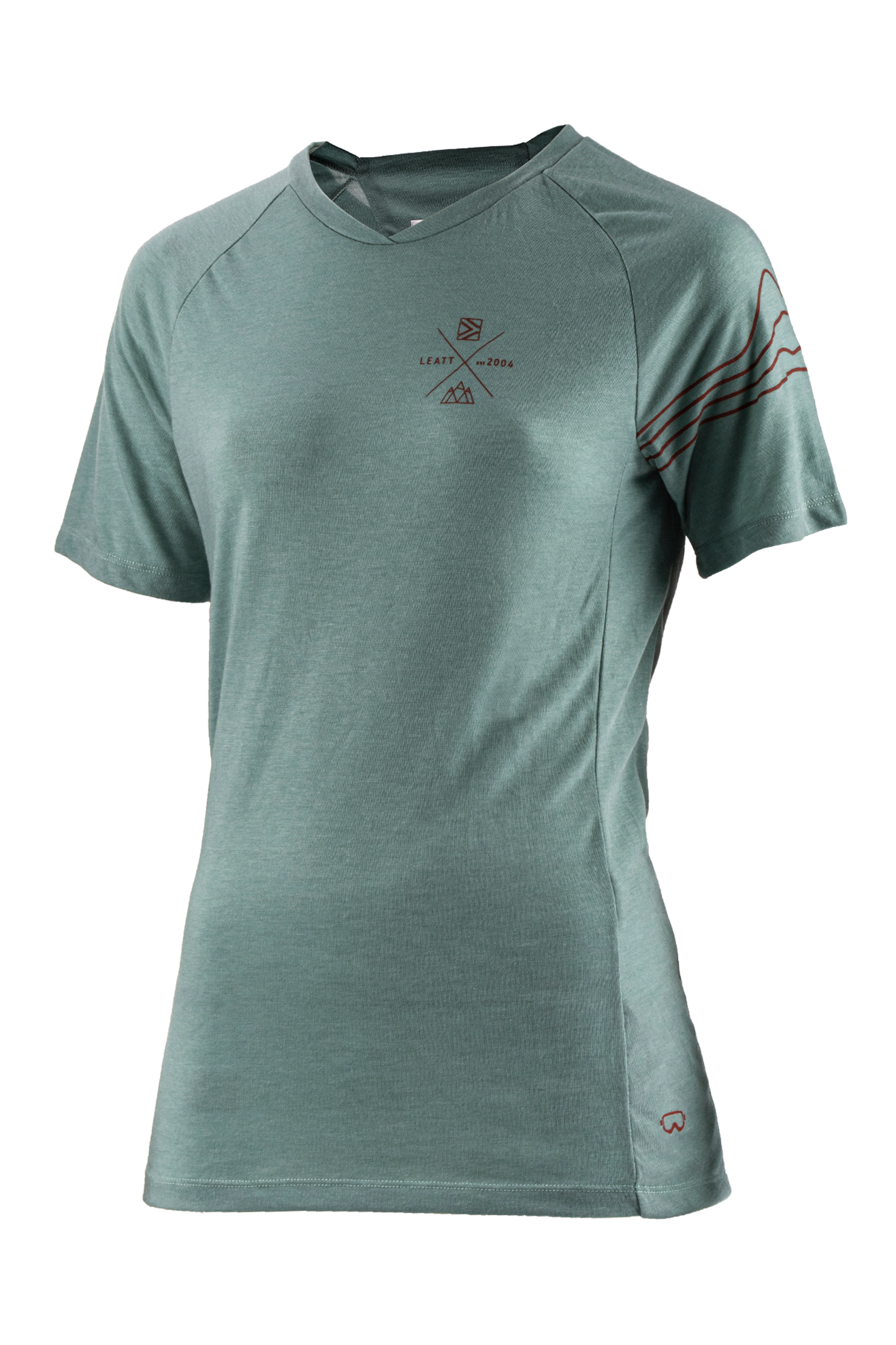 Leatt Camiseta de MTB para Mujer  AllMtn 2.0 Pistachio