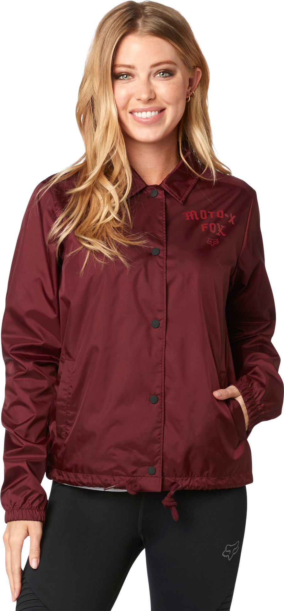 FOX Chaqueta  Pit Stop Coaches Mujer Roja