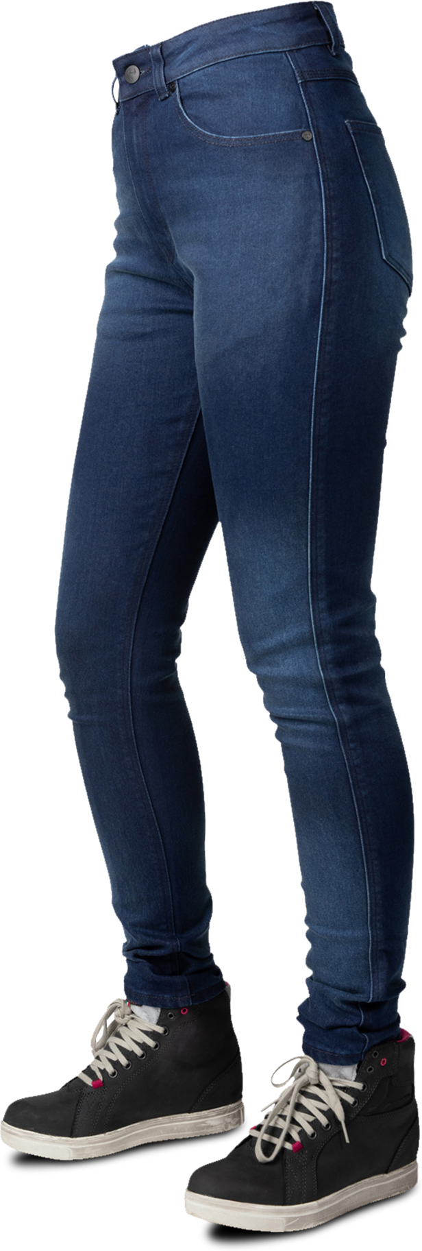 Bull-it Pantalones de Moto para Mujer  Tactical Icona ll Slim Azul