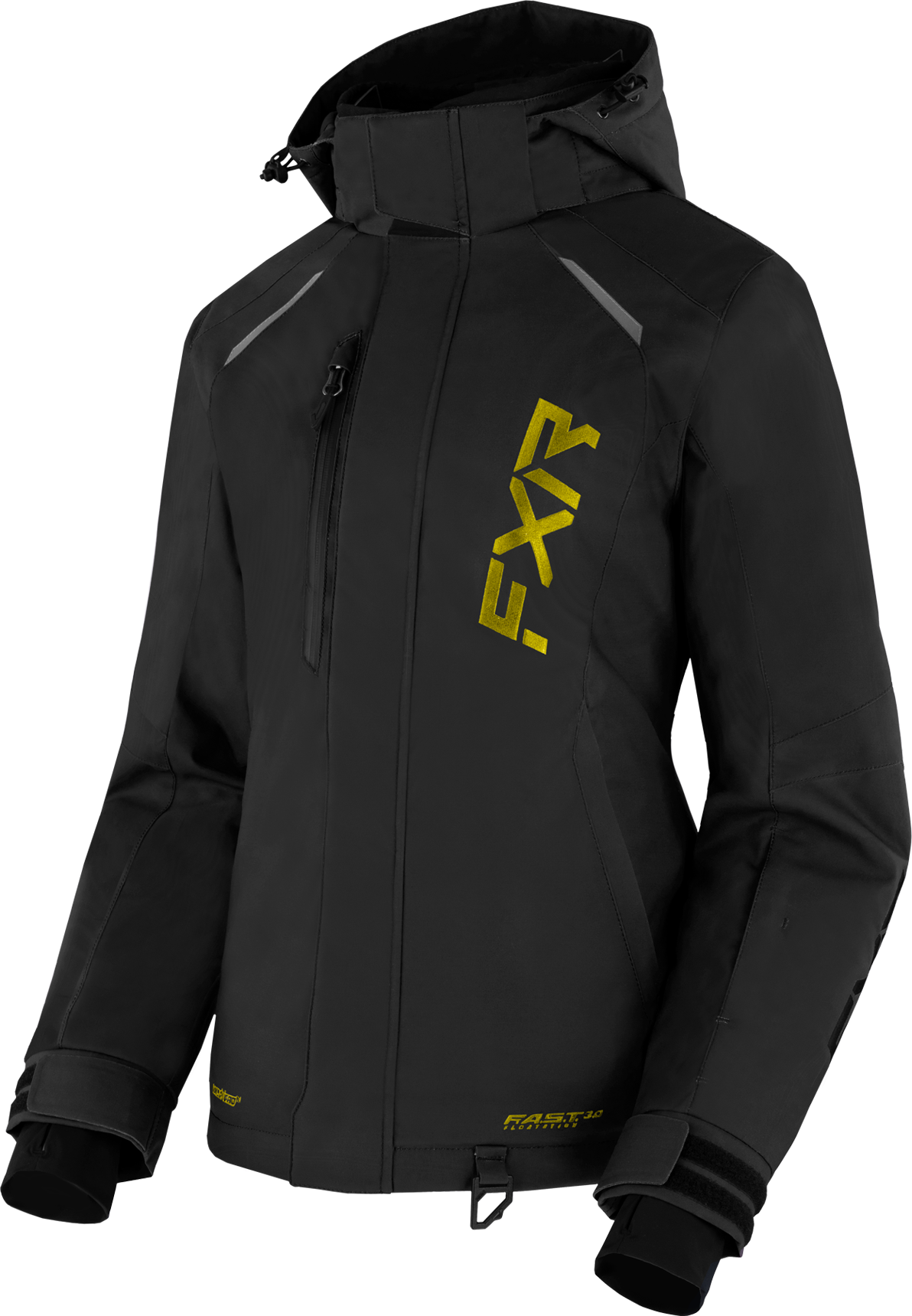 FXR Chaqueta de Nieve Mujer  Pulse Negro-Dorado