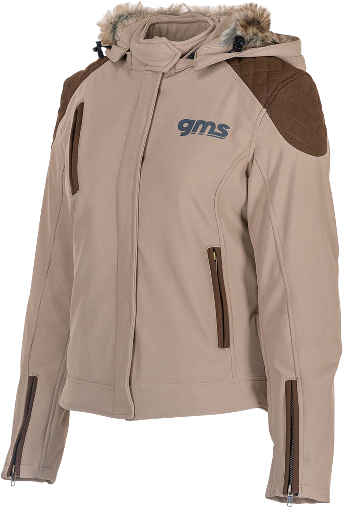 GMS Chaqueta Softshell Mujer  Luna Marrón