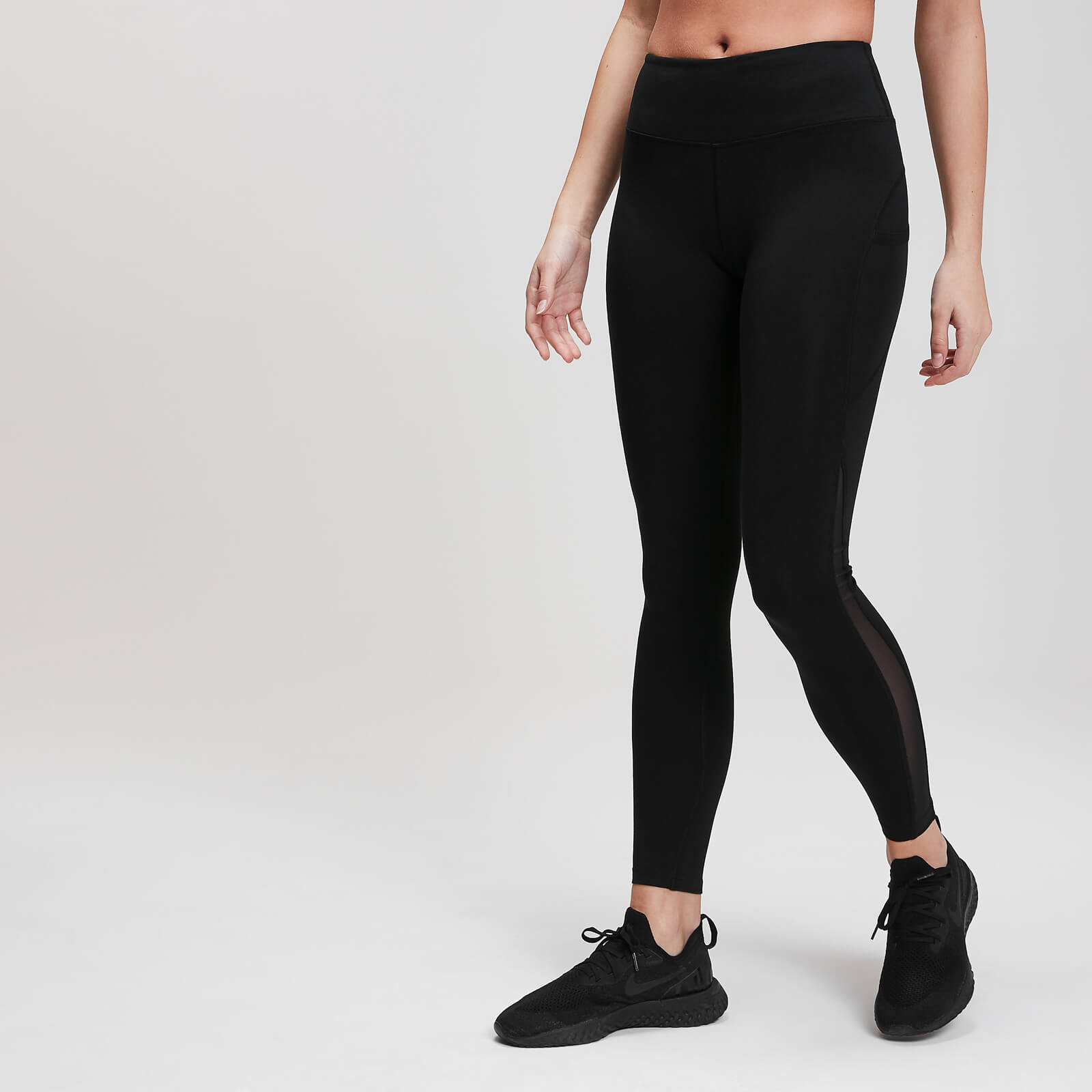 Myprotein Mallas Power con paneles de rejilla para mujer de MP - Negro - XL