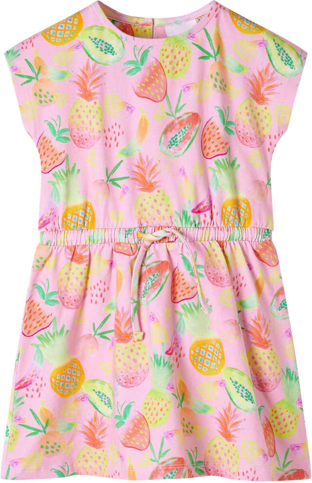 vidaXL Vestido infantil rosa suave 92