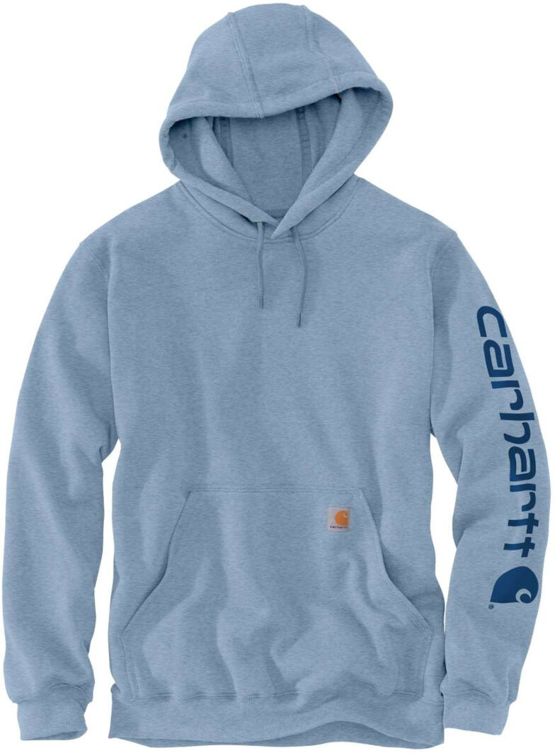 Carhartt Midweight Sleeve Logo Sudadera con capucha - Azul