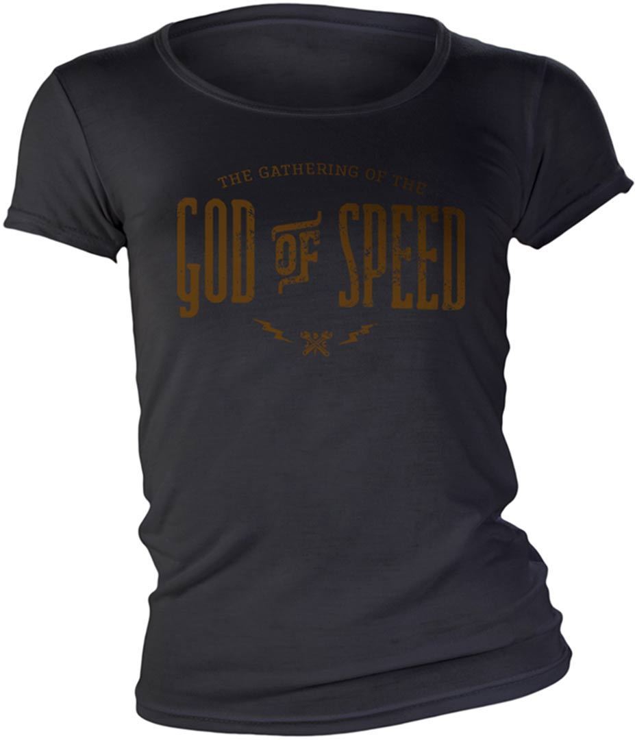 John Doe God Of Speed Camiseta para mujer - Negro (XS)