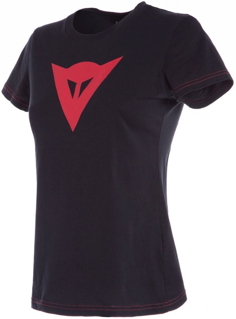 Dainese Demon Camiseta de las señoras - Negro Rojo (2XL)