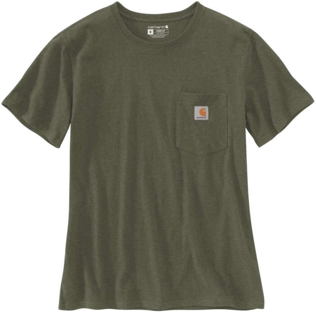 Carhartt Workwear Pocket Camiseta para mujeres - Verde (XL)