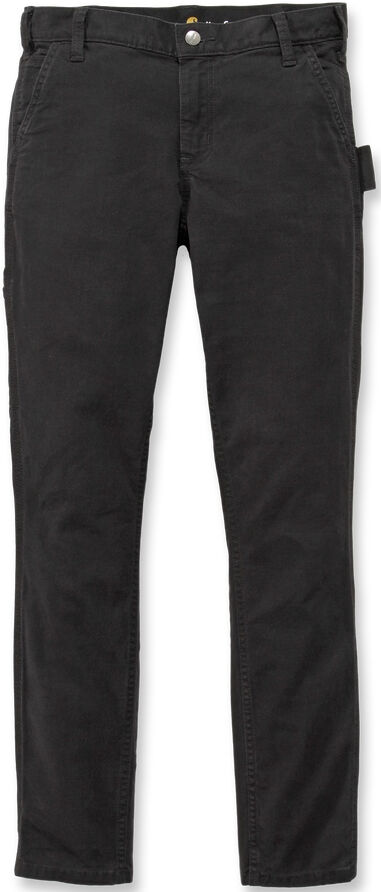 Carhartt Slim Fit Crawford Pantalones de las mujeres - Negro (46 47)