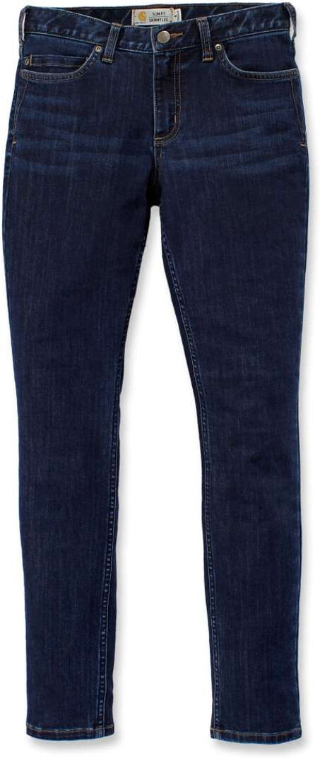 Carhartt Rugged Flex Slim-Fit Layton Pantalones de señoras flacas - Azul (40)