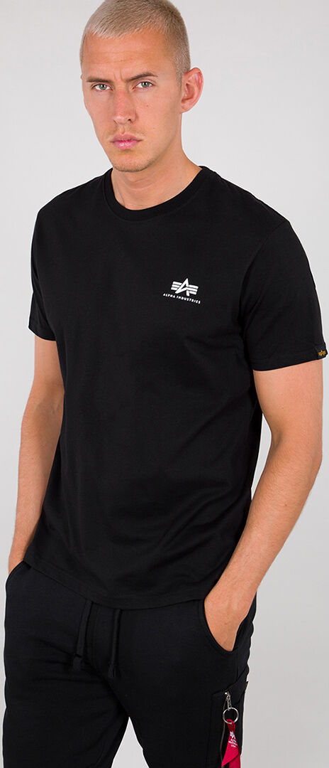 Alpha Backprint Camiseta - Negro (S)
