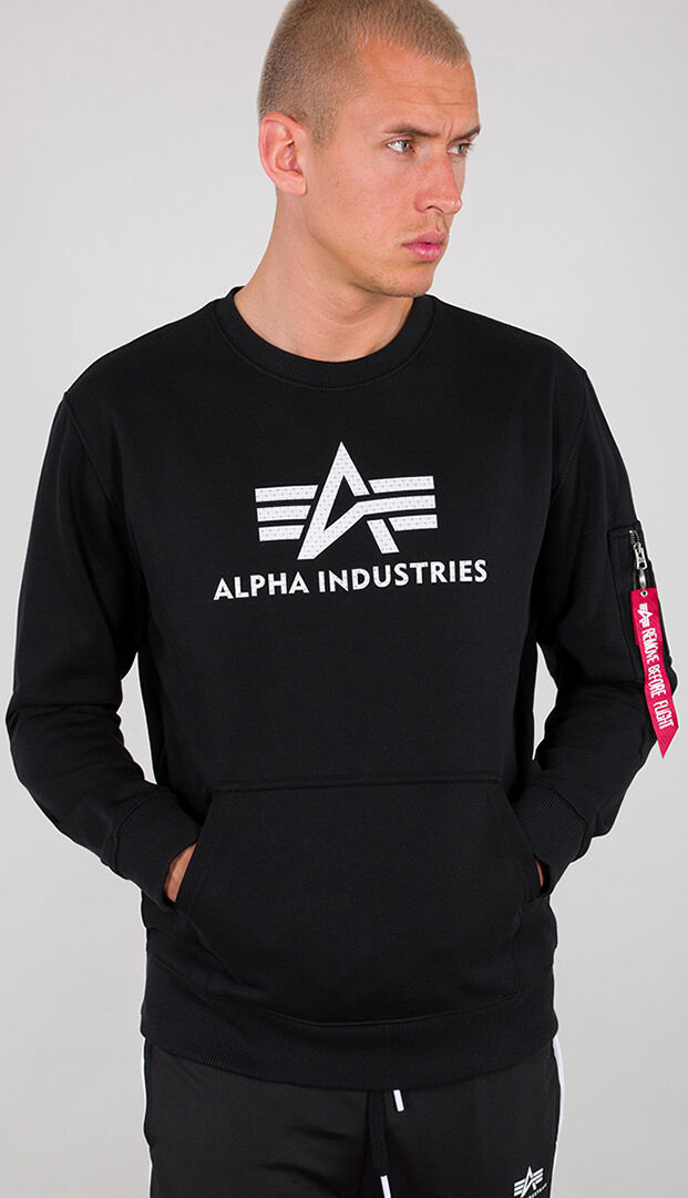 Alpha 3D Logo Sudadera - Negro