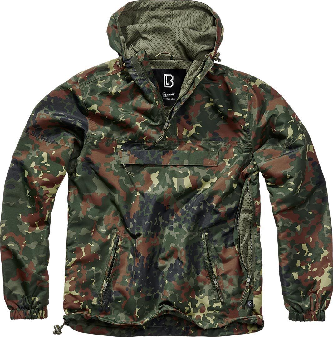 Brandit Summer Windbreaker Sudadera con capucha - Verde (M)