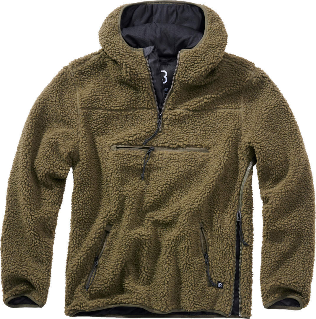 Brandit Teddyfleece Worker Jersey - Verde (XL)