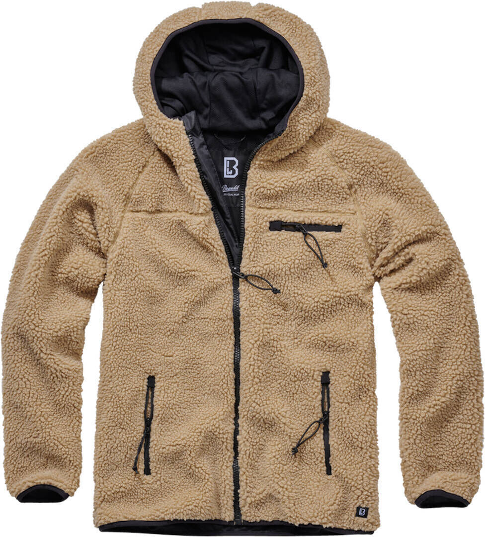 Brandit Teddyfleece Worker Chaqueta - Beige (S)