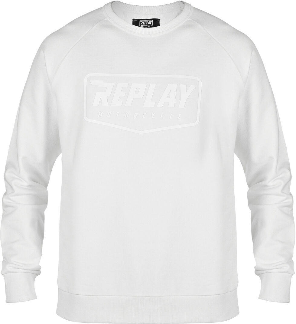 Replay Logo Suéter - Blanco