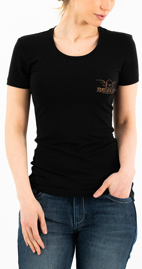 Rokker Performance TRC Logo Camiseta de señoras - Negro (XL)