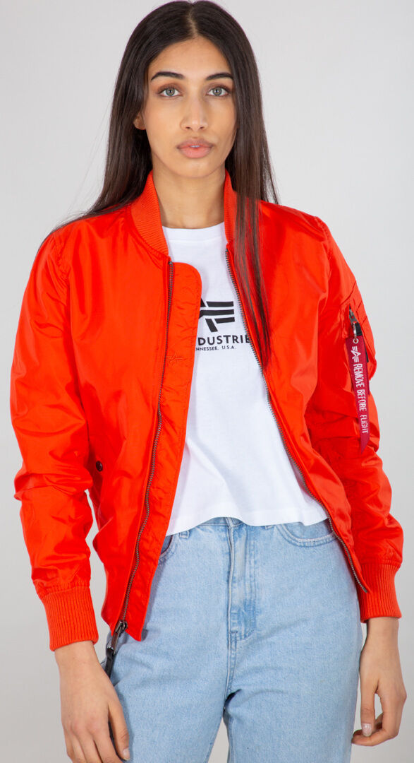 Alpha MA-1 TT Chaqueta de dama - Naranja (XS)