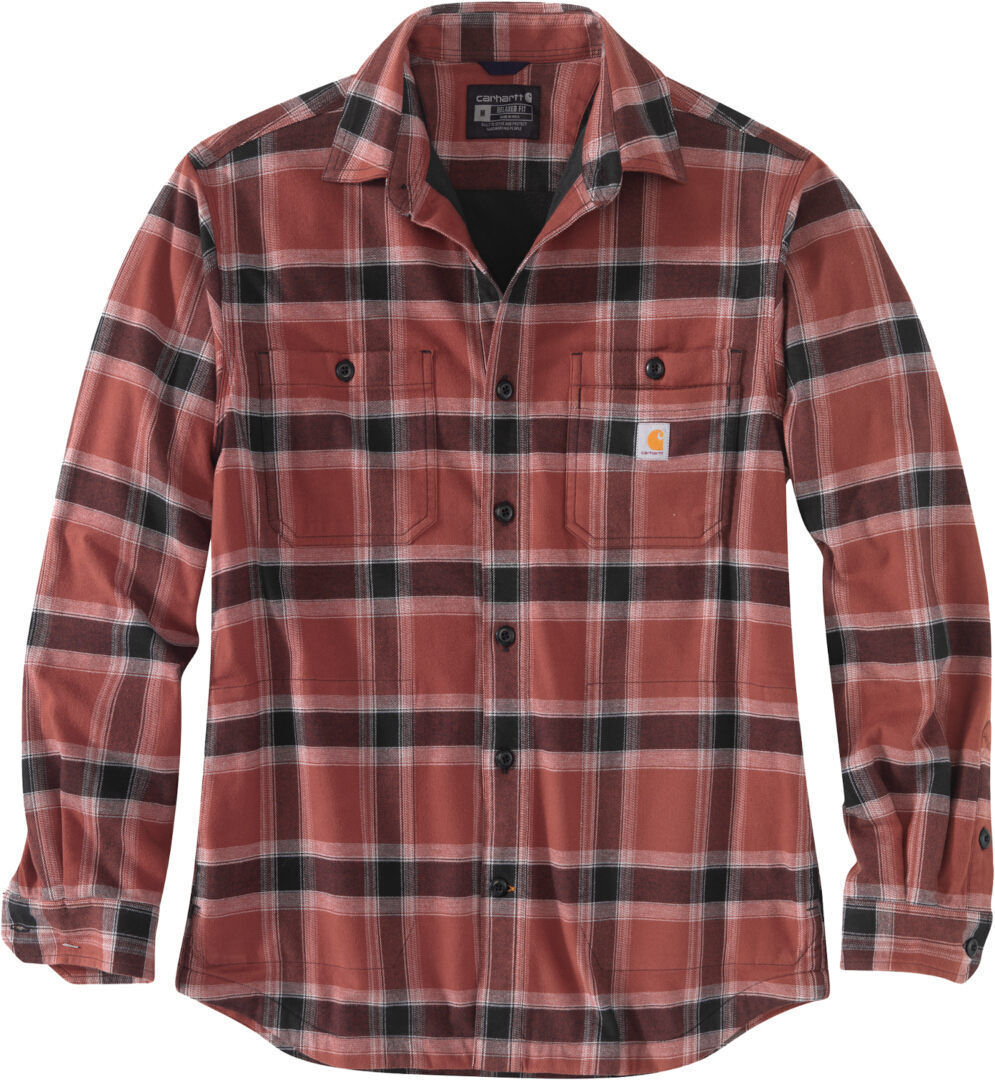 Carhartt Hamilton Fleece Lined camisa - Rojo (S)