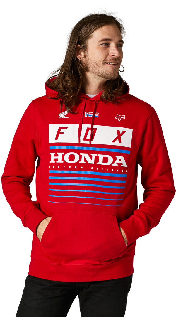 Fox Honda Sudadera con capucha - Rojo (2XL)
