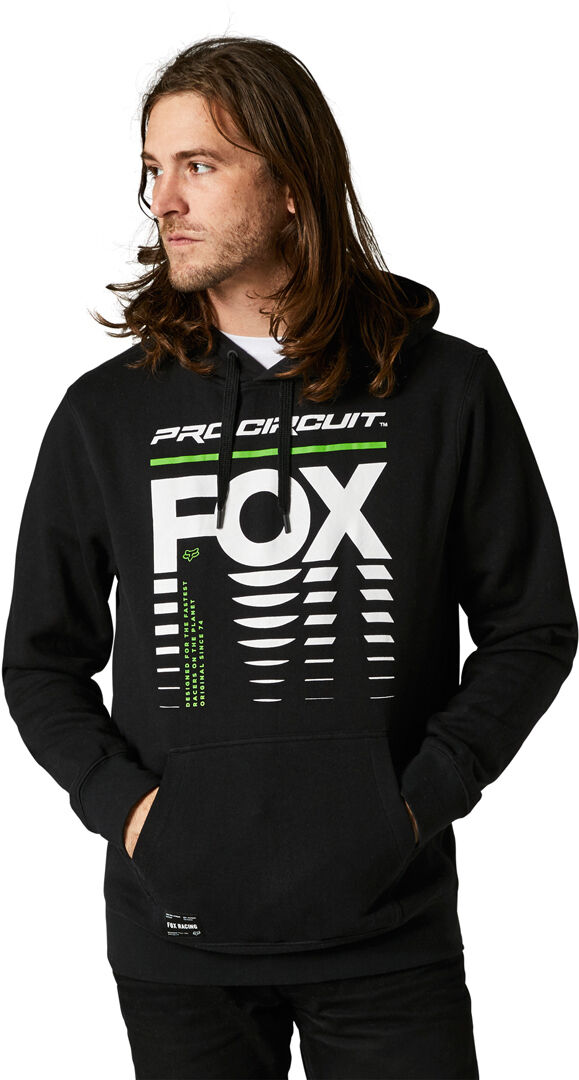 Fox Pro Circuit Sudadera con capucha - Negro (L)