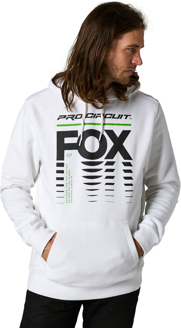 Fox Pro Circuit Sudadera con capucha - Blanco