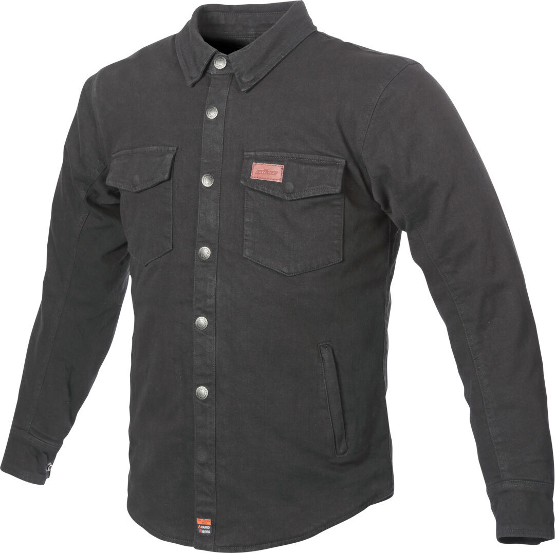 Büse Jackson Denim Camisa de motocicleta - Negro (XL)