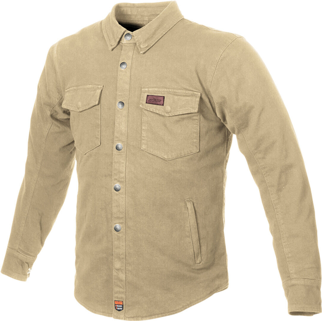 Büse Jackson Denim Camisa de motocicleta - Beige (5XL)