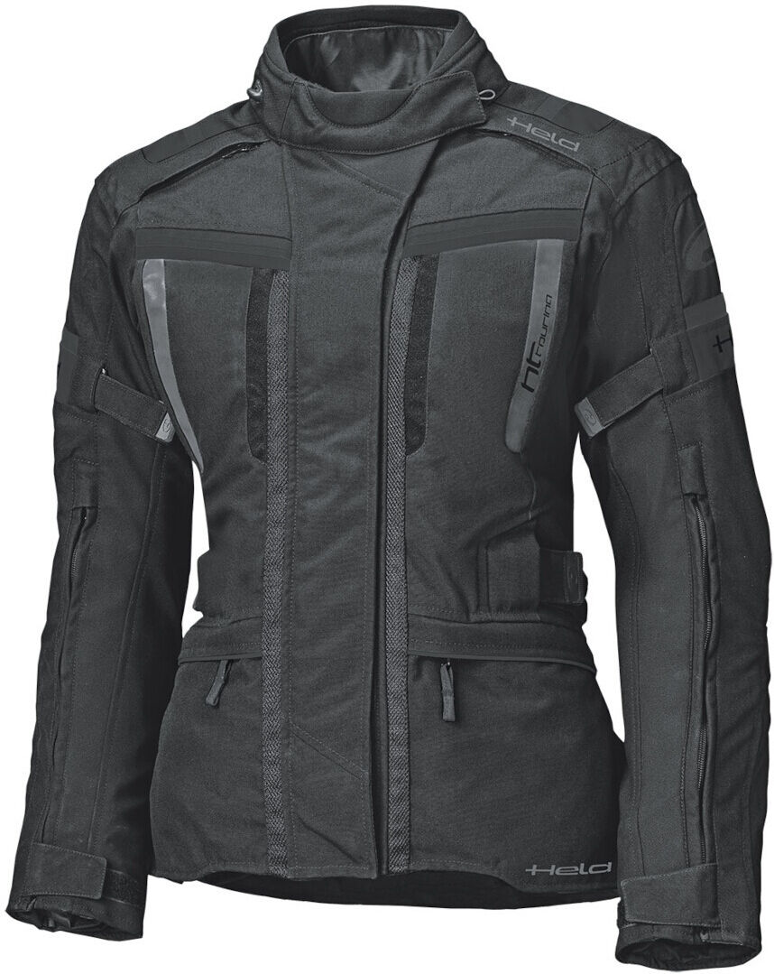 Held Tourino Chaqueta textil para motocicletas para damas - Negro (S)