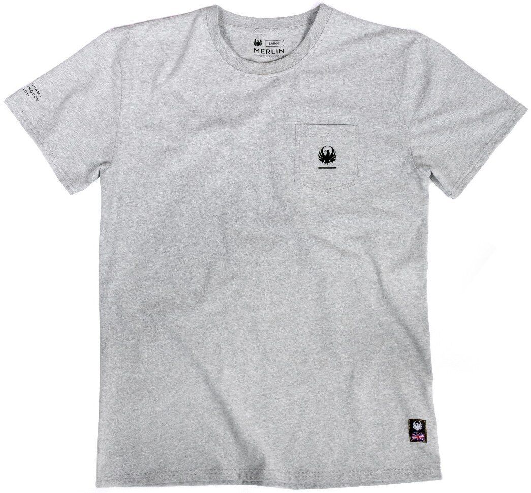 Merlin Walton Pocket Camiseta - Gris (S)