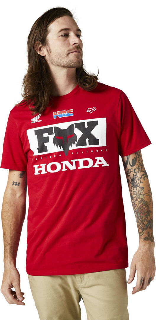 Fox Honda SS Premium Camiseta - Rojo (M)