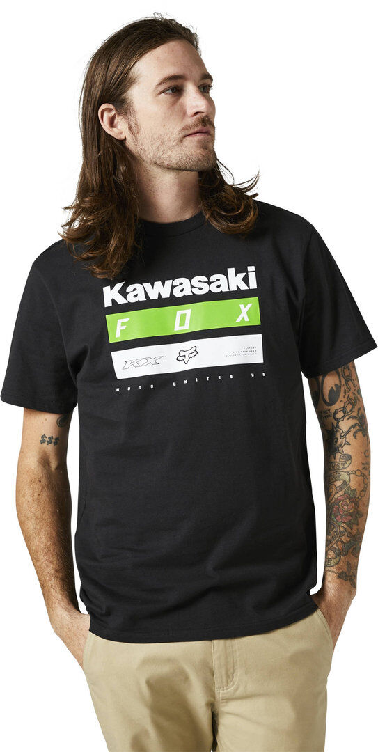 Fox Kawi Stripes SS Premium Camiseta - Negro