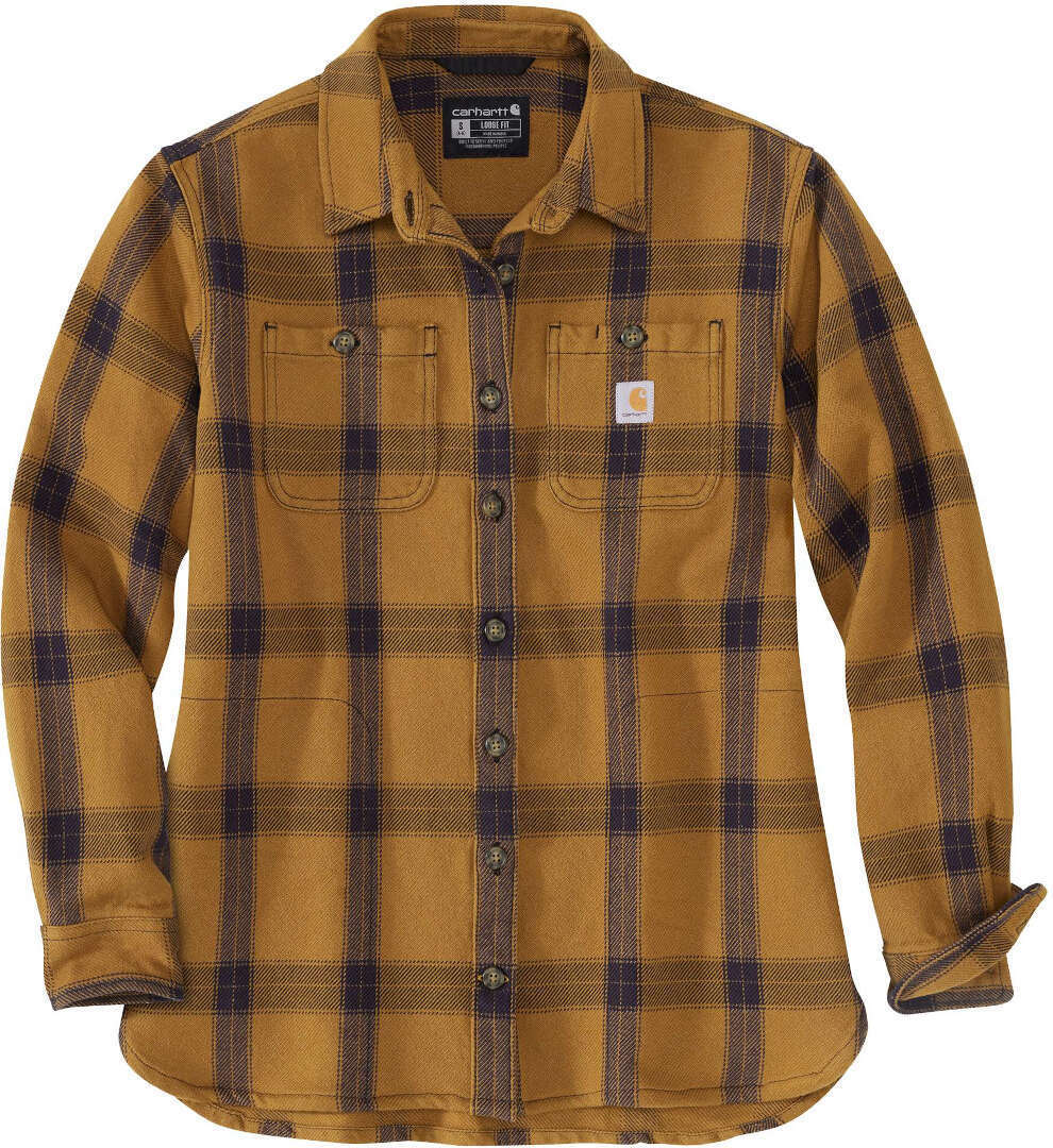 Carhartt Heavyweight Twill Camisa de dama - Marrón