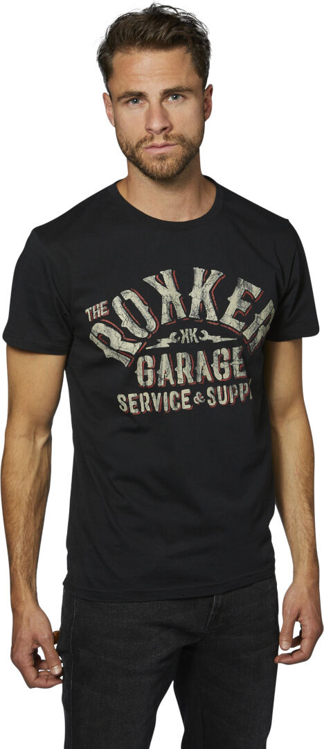 Rokker TR Garage Camiseta - Negro (S)